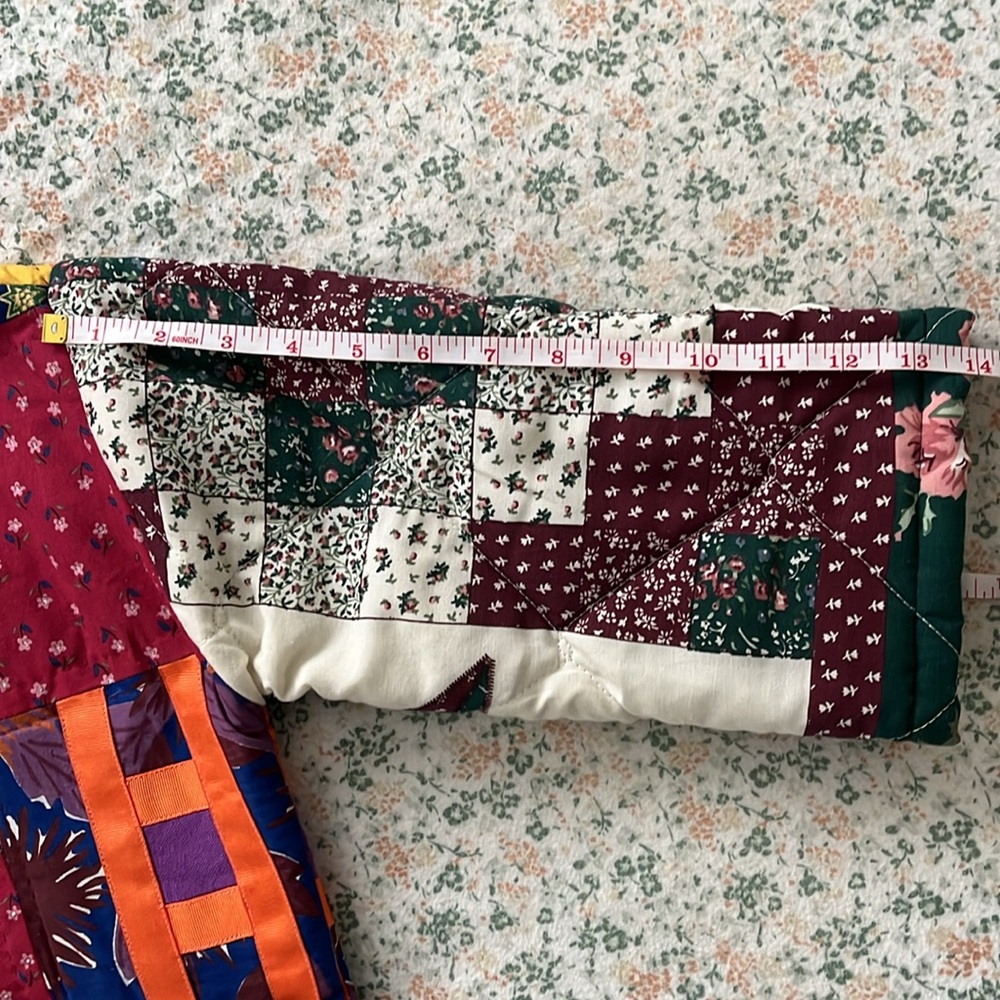 Handmade patchwork quilt top - Picture 7 of 7